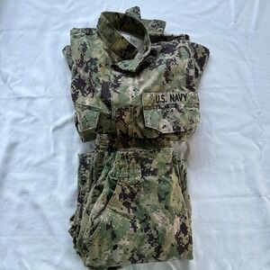 US Navy Digital Camo Combat Uniform Set Men's Field Jacket & Pants